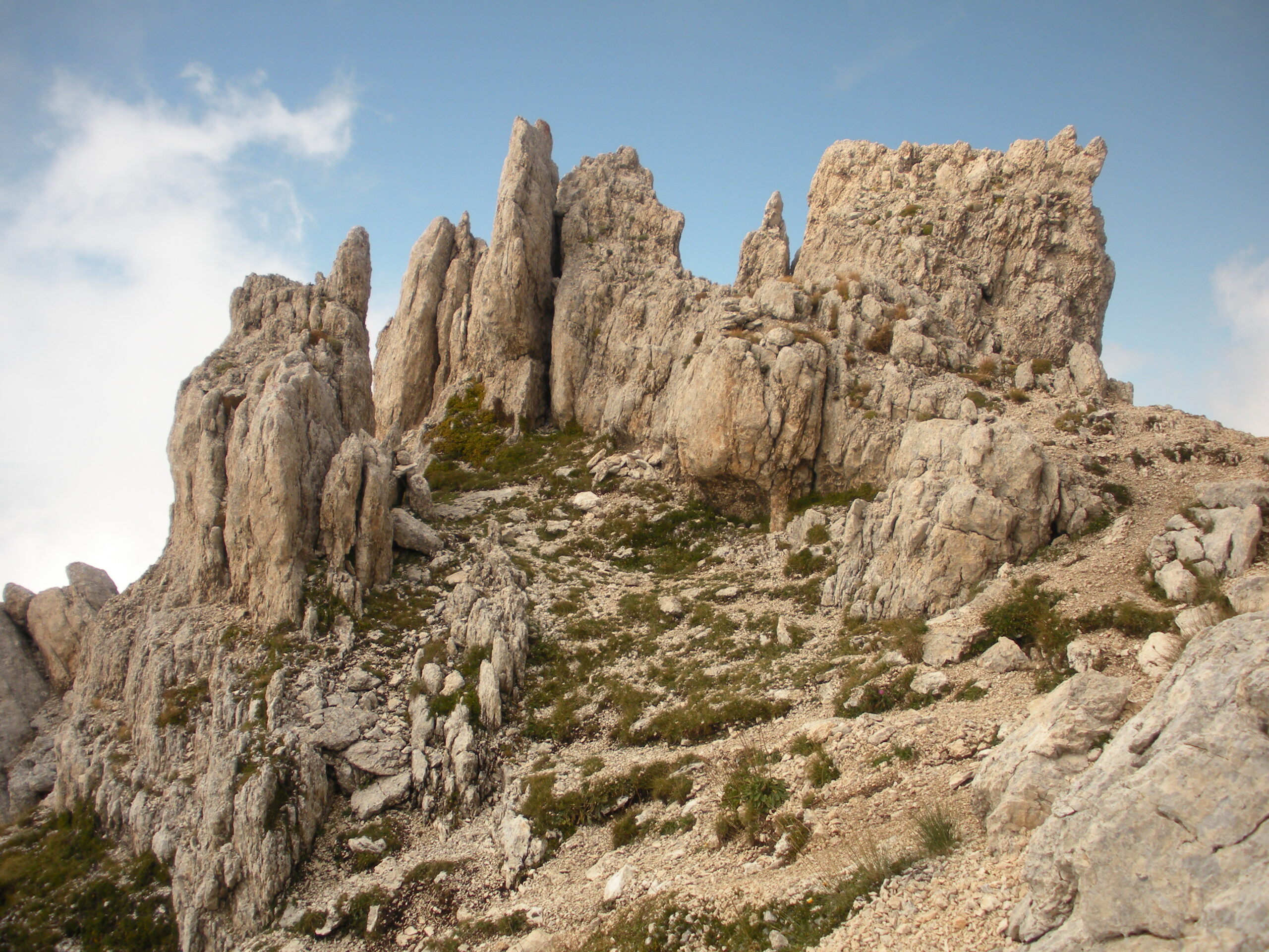 Cresta delle Malecoste per la Cima Giovanni Paolo II